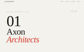 Axon — Architecture Portfolio Template