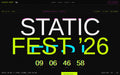 STATIC FEST — Music Festival Template