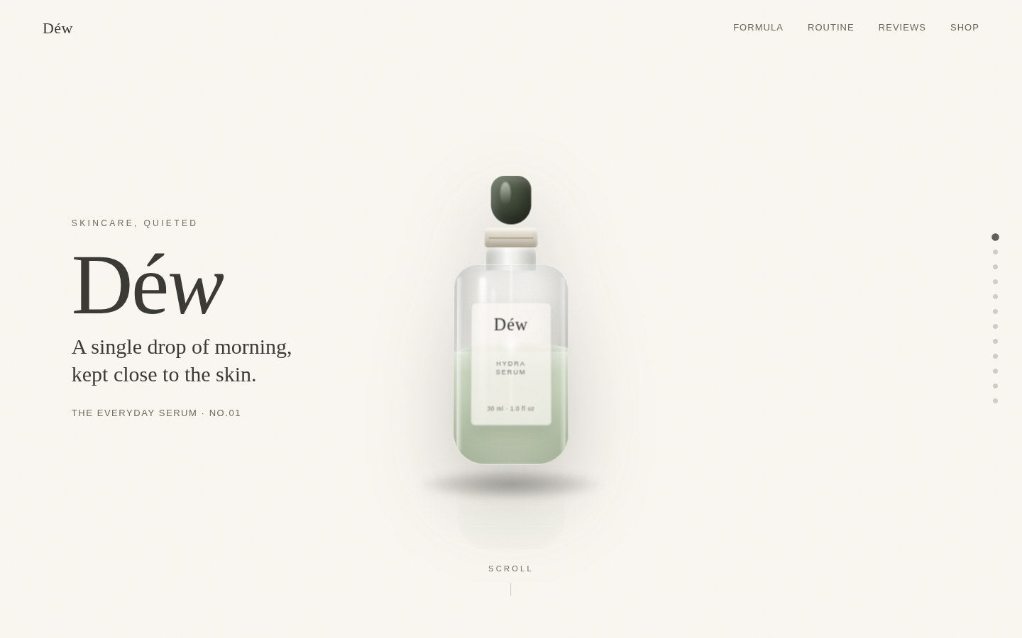 Déw — Skincare Template