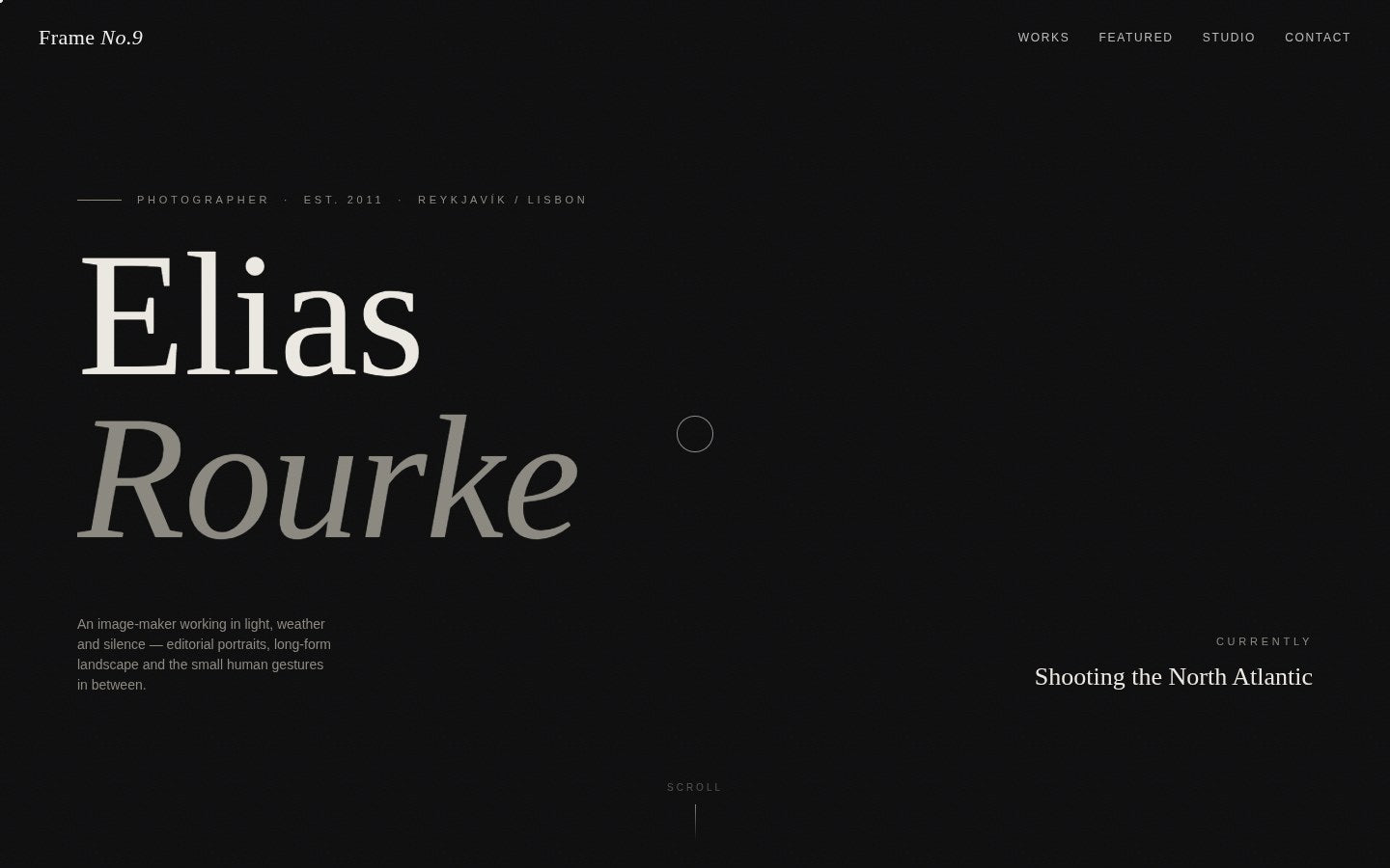 Aperture — Photo Studio Template