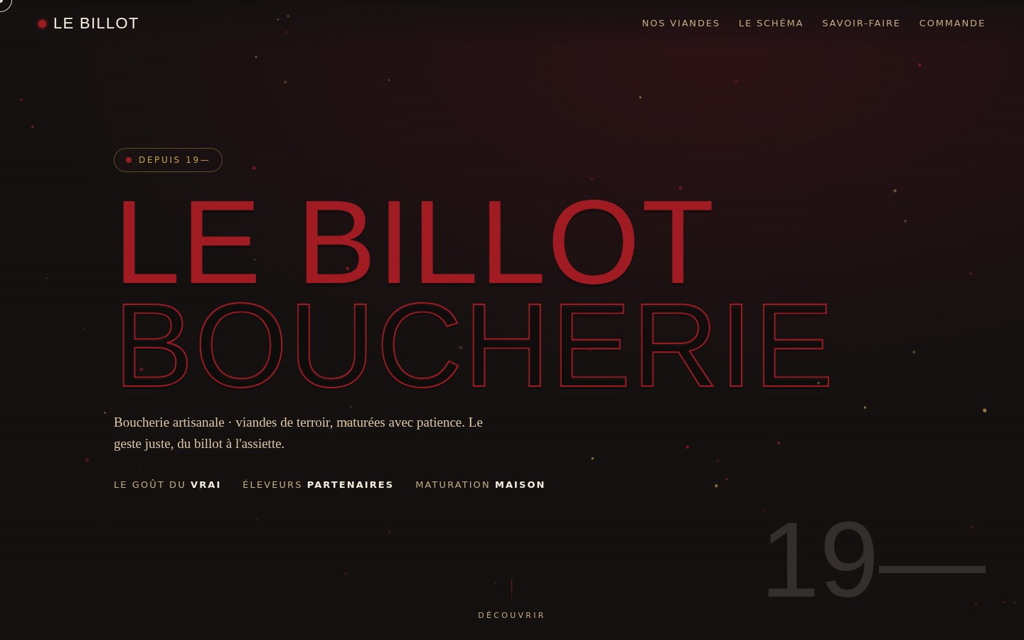 Le Billot — Butcher Template