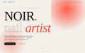 Noir — Nail Artist Portfolio Template