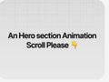 Hero Scroll Animation