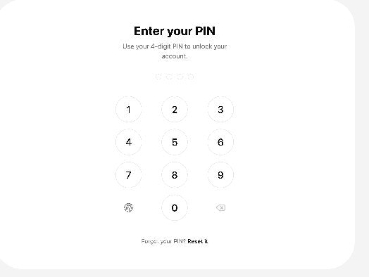 iPhone Pin Authentification