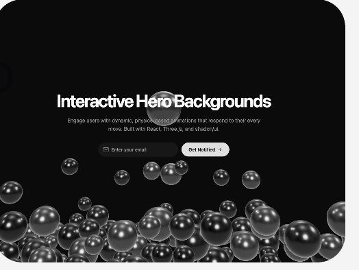 Interactive Hero Background