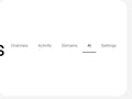 Animated navigation tabs